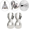 Miniatyrbillede 3 af 5: 2 stk. Brusedørgreb - Sølv Aluminium Legering - Til Brusedøre, Glas