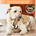 Miniatyrbild 4 av 10: Pipande Hundleksaker För Tråkighet - 3-pack Hållbara Tuffa Valpleksaker Paket Plush Mjuk Interaktiv Hund