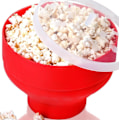 Miniatyrbilde 3 av 8: Popcornbolle i silikon - Sammenleggbar red
