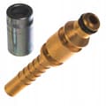 Hose Coupling DN6 with Crimp Sleeve – Quick Connector | Reinforced Mounting Part | Compatible with Nilfisk C, Stihl RE 90
