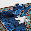 Miniatyrbilde 3 av 7: Stained Glass Puslespill påske Puslespill for Voksne 1000 Brikker, Julekrybbe Puslespill, Ferie Puslespill som påskedekorasjoner