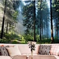Pikkukuva 4 / 4: Seinätekstiilit, pohjoismainen mäntymetsäkoristelu
