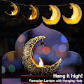 Miniatyrbilde 3 av 10: Ramadan-lykt, Mini Ramadan LED-lysdekorasjoner, 6 stk Eid Mubarak Mini-lykter