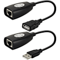 Pikkukuva 1 / 7: Usb-RJ45-jatkokaapeli RJ45 Ethernet Lan -jakajakaapelille