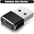 Pikkukuva 4 / 5: USB-C -sovitin USB:lle (3 kpl), tyypin C naaras - A uros latauskaapeli