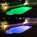 Miniatyrbilde 5 av 5: Resinfylt LED Bassenglampe, 35W PAR56 RGB Bassenglampe Flerfarget