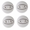 Pikkukuva 1 / 2: KIA01 - 58MM 4 kpl Pyörännavan Kapselit KIA Hopea