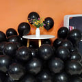 Miniatyrbillede 1 af 5: 10 tommer sorte festballoner 100 pak