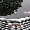 Pikkukuva 4 / 4: Cadillac-muokattuun autologoon sopiva etumetalli ATSL XT5 XTS CT6 SRX -auton logon suojakalvo (hopea)