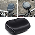 Miniatyrbillede 4 af 5: Næsefri, komfortabel bred cykelsadel med polstret Memory Foam pude til de fleste cykler