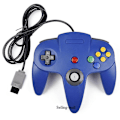 Pikkukuva 5 / 5: 2 Pakkaa Klassisia Johdollisia N64 Ohjaimia Retropeli 64 Bitti Peliohjain Joystick Vaihto-ohjain 16 2pcs