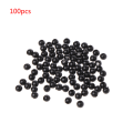 Miniatyrbilde 1 av 5: 100 stk 3-12 mm sorte dukkeøyne sikkerhetssømmer perler for DIY bjørn utstoppede leker 0.01 3MM
