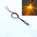 Pikkukuva 1 / 10: 10 esiasennettua LED-valoa ORANSSIA 8MM 8MM oranssia orange 8mm-8mm