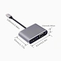 Pikkukuva 2 / 5: USB-C-hubi HDMI:hen, VGA:han ja useisiin portteihin, 4-in-1 USB-C - VGA - moniporttisovitin