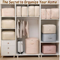 Pikkukuva 2 / 5: Ultra Space Saving Self Compression Organizer, Compression Packing Cubes, Expandable Packing Organizers (vaaleanpunainen) pink