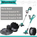 Miniatyrbild 3 av 5: Trådspole för BOSCH UniversalGrassCut Trimmer 18 18-26 18-260 F016800570 med lock (4 stycken)_xx