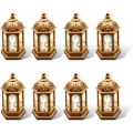 Miniatyrbild 1 av 9: Ramadanlyktor, 8-pack Ramadan Dekorationer för Hemmet 2024, Ramadanpresenter till Barn