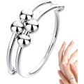 Miniatyrbillede 8 af 8: Justerbar Fidget Ring | Sød justerbar roterende ring | Fingertilbehør til kærester, kærester, ægtefæller, hustruer, partnere og ledsagere