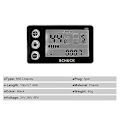 Miniatyrbillede 2 af 5: Ebike S866 LCD-displaymåler Elektrisk cykel 24v 36v 48v Kontrolpanel med vandtæt kontakt til Bbs01 Bbs02 Black