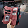 Miniatyrbild 6 av 6: Caseme c30 föral för Samsung S23 röd röd red