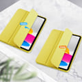 Miniatyrbillede 6 af 6: Tech-Protect iPad 10.9 2022 Case SmartCase Penholder Gul