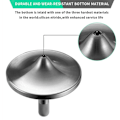 Miniatyrbillede 4 af 5: Rustfrit stål snurretop, premium udsøgt perfekt balance godt lavet metal skrivebord EDC lille fidget legetøj
