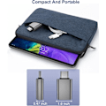 Pikkukuva 7 / 8: USB-C - USB-sovitin 3-pakkauksessa, Type C uros - USB A naaras sovitin, Thunderbolt 4 OTG-muunnin