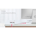 Miniatyrbillede 2 af 5: ETHERNET SPLITTER, Internet splitter, Netværksswitch, CAT6, RJ45, 100mbps, USB-drevet, 5-port LAN switch til at tilføje flere Ethernet-porte