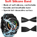 Miniatyrbilde 3 av 5: Rem for Garmin Fenix​​​​​​5s / Fenix​​​​5s Plus / Fenix​​​​​​6s / Fenix​​​​6s Pro, 20 mm bredde Quick-Fit silikonklokke, flere farger (svart),