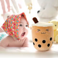Miniatyrbilde 6 av 7: Niuniu Daddy 9.4in Stuffed Boba Plushies Myk Boba Te Plusjeleke Pute Kosepute Melk Te Plusjeleke Søt Kosepute Mat Leke for Baby/Barn