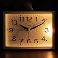Miniatyrbillede 5 af 5: Stort 6,5 tommer lydløst analogt vækkeur, ingen tikken, blød vækning, bip, lydstyrke op, snooze-funktion og batteridrift
