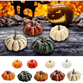 Miniatyrbillede 3 af 8: Mini kunstig Halloween græskar dekoration simuleret grøntsag green 2