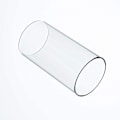 Miniatyrbild 2 av 3: Stor Glaslykta för Orkanljus, Öppen i Båda Ändar, 7,6 cm Bred x 10,2 cm Hög Klar Clear 3'' wide x 4'' tall