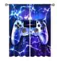 Gamepad-gardin, sovrumsdraperi, heminredning - 210 cm x 230 cm A A 210×230CM