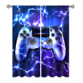 Miniatyrbild 1 av 2: Gamepad-gardin, sovrumsdraperi, heminredning - 210 cm x 230 cm A A 210×230CM