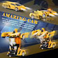 Miniatyrbild 3 av 6: Transformationsrobot RC-bilar: Enknappstransformation och 360 graders roterande drift