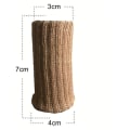 Miniatyrbillede 3 af 5: 24 stk. møbelpuder, højelastiske gulvbeskyttere, skridsikre gulvbeskyttere, stolbenfødder, møbelhættersæt, passer til diameter 1\"-2\"