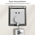 Miniatyrbild 4 av 10: Strömbrytare Skydd Vattentät Box VIT white