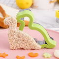 Miniatyrbilde 5 av 5: 12-delt Toast-kjeksutskjærer for barn, Sandwich-kjeksutskjærersett for barn, Dino-kjeksmåler i rustfritt stål, Kjeksutskjærer for brød, Bento-tilbehør