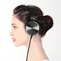 Miniatyrbild 5 av 7: För Sony MDR XB450AP Extra Bass Hörlurar med Lätt Justerbart Huvudband (Svart)
