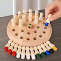 Miniatyrbillede 1 af 6: Træ Hukommelsesspil Tændstikbrætspil: Uddannelsesmæssigt Logikspil & Hjernepuslespil