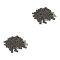 Pikkukuva 2 / 5: 1/2/3/5 100x Käsinkirjoitetut englanninkieliset merkit T tagit kangas DIY Vaatteet Kulta Sana 100 Kpl Gold Word 100 Pcs 2 Set
