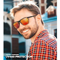 Pikkukuva 2 / 5: Polaroidit aurinkolasit miehille, kevyet aurinkolasit UV-suojalla ajamiseen, kalastukseen ja golfiin