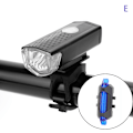 Miniatyrbilde 1 av 8: Oppladbar Sykkel Frontlykt Sykkel Lampe Foran Bak