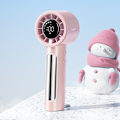 Pikkukuva 9 / 9: Kannettava juokseva valomainos, nopea tuuletin, pöytämallinen digitaalinäyttö, USB-turbo, pieni tuuletin säädettävällä nopeudella ja jääpakkauksella pink