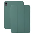 Miniatyrbillede 1 af 3: Etui til iPad Air 11 (2024) - Tri-Fold Stand, Læder, Magnetisk, Auto-Væk/Sov - Matcha Multicolo Multicolor Midnight Green