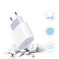 Miniatyrbillede 2 af 5: iPhone-oplader, 20W til iPhone 14/14 Plus/11/12/12Mini/13/iPad osv.