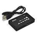 Miniatyrbillede 1 af 2: TG Universal USB Hukommelseskortlæser - Sort