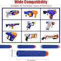 Pikkukuva 4 / 4: Nerf-lisävarusteiden tikkoja, 200 kpl 500 kpl täyttöluoteja N-Strike Elitelle, täyttöpakkausleluja ulko- ja kotikäyttöön, sininen 200