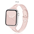 Miniatyrbillede 1 af 10: Urrem til Apple Watch SE 6 5 4 3 2 pink 42/44mm pink
